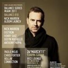 NICK WARREN Hosts BALANCE 018 Miami Album Launch Party