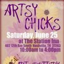 Artsy Chicks Summer Event Held At The Station Inn 6/25