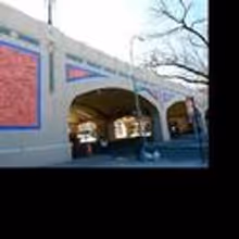 Coney Island Reliefs Painted on the Ocean Parkway Viaduct