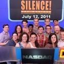 Photo Flash: SILENCE! The Musical Rings NASDAQ Closing Bell