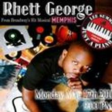 MEMPHIS Performer Rhett George To Perform Accoustic Evening At The Triad 5/17