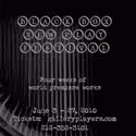 Gallery Players Presents THE 13TH ANNUAL BLACK BOX NEW PLAY FESTIVAL 6/3