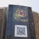MSG Seeks Dino Roar & Unveils Largest QR Code Tower in NYC