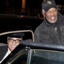 Photo Coverage: A Meeting of the 'Hokes': Morgan Freeman Meets James Earl Jones Backstage at DRIVING MISS DAISY