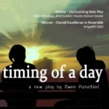 Mind the Art Entertainment Presents THE TIMING OF A DAY, 4/1-17