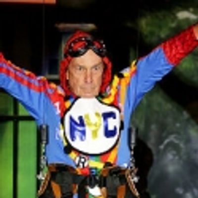 Mayor Bloomberg Spoofs SPIDER-MAN at Inner Circle Charity Event