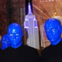 Photo Flash: Blue Man Group Lights Up Empire State Building
