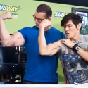 Photo Coverage: Celebrity Chef Robert Irvine Challenges ROCK OF AGES in Subway's…