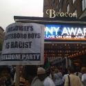 Photo Coverage: SCOTTSBORO BOYS Protesters Crash the Tonys