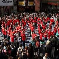 STAGE TUBE: GODSPELL Flash Mobs Times Square- The Official Video!
