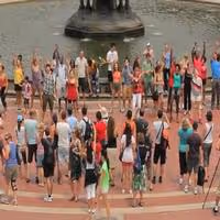 STAGE TUBE: MEMPHIS Holds Flash Mob at Bethesda Fountain! Video