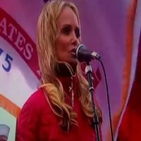 STAGE TUBE: Kristin Chenoweth Sings National Anthem at NFC Championship