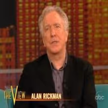 STAGE TUBE: Alan Rickman Talks SEMINAR on THE VIEW!