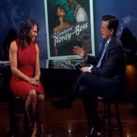 STAGE TUBE: Audra McDonald Visits THE COLBERT REPORT! Video
