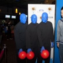 Photo Flash: Jeremy Lin Meets the Blue Man Group at Knicks Bowl