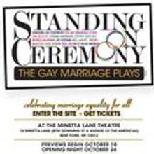 Standing On Ceremony: The Gay Marriage Plays by Kaufman, LaBute & More to Play…