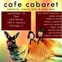 Janet Kane and Roberta Miles Host Café Cabaret 9/16