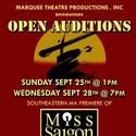 Marquee Hosts Auditions For MISS SAIGON