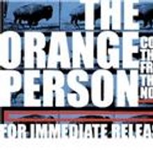 THE ORANGE PERSON Comes To The Gene Frankel Theater 11/2-18