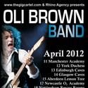 Oli Brown Confirms April 2012 UK Tour