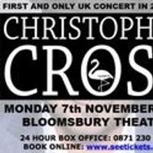 Christopher Cross Comes To Bloomsbury Theater