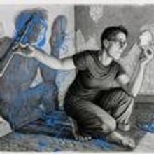 Riva Lehrer Exhibited at Printworks Gallery