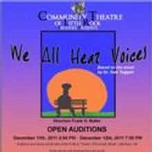 Open Auditions Held For CTLR's Winter Production We All Hear Voices