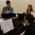 TV: Inside Encores! MERRILY WE ROLL ALONG Rehearsal with Lin-Manuel Miranda, Celia…