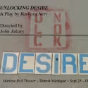 Khoros Inc. Presents UNLOCKING DESIRE, 9/23-10/8