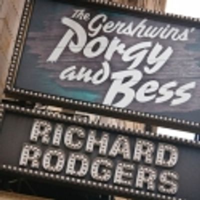 Photo Flash: New Marquee for PORGY & BESS