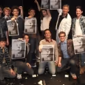 Photo Flash: NEWSIES Cast Visits SILENCE! The Musical