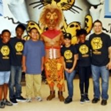 Photo Flash: THE LION KING Visits Walter V. Long Elementary