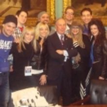 Photo Flash: Go Giants! ROCK OF AGES Plays the Super Bowl Parade!