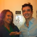 Photo Flash: Vanessa Williams Visits Michael Urie at HOW TO SUCCEED IN BUSINESS…