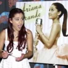 Photo Flash: Ariana Grande Celebrates New Single, 'Put Your Hearts Up,' in Times…