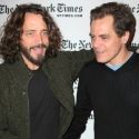 Photo Coverage: Michael Shannon & Chris Cornell Visit New York Times Arts & Leisure…
