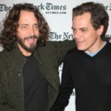 Photo Coverage: Michael Shannon & Chris Cornell Visit New York Times Arts & Leisure…