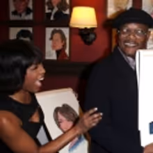 FREEZE FRAME: Samuel L. Jackson and Angela Bassett Unveil Sardi's Portraits!