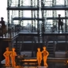 Photo Flash: NEWSIES' Broadway Set Model!