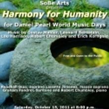 SoBe Arts Presents Free Concert in Memory of Daniel Pearl, 10/l5