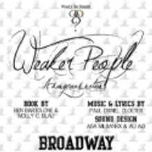 WEAKER PEOPLE...A DANGEROUS NOTION Benefit Set for the Stephen Sondheim Theatre, 3/19