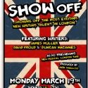 Jack Shalloo Launches SHOW OFF, Waterloo East Theatre, Mar 19