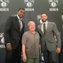 Photo Flash: BP Markowitz Welcomes Joe Johnson and Deron Williams at Brooklyn Nets…