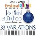 THE LAST NIGHT OF BALLYHOO Opens Festival Stage of Winston-Salem's 2012-13 Season…