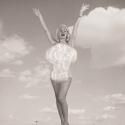 Photo Flash: PEEPSHOW's Holly Madison Recreates 1957 'Miss Atomic Bomb' Image