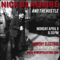 Nick Blaemire and The Hustle To Play Bowery Electric, 4/9