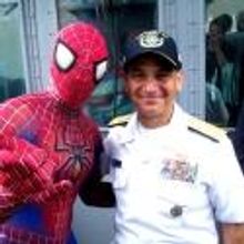 Photo Flash: SPIDER-MAN Welcomes Sailors Aboard USS Wasp for Fleet Week 2012
