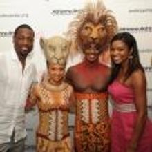 Photo Flash: Miami Heat's Dwayne Wade and Gabrielle Union Visit THE LION KING in Miam