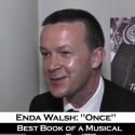 TV: Enda Walsh on His Tony Win for Best Book Of A Musical for ONCE - It's All A Blur!