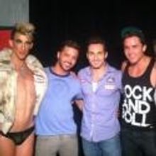 Photo Flash: Jai Rodriguez & Scott Nevins Visit Marti Gould Cummings & Kelly King's WHISTLING TRIXIE at New World Stages
